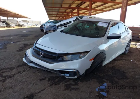 2019 Honda Civic Lx из США, поврежденный, VIN 2HGFC2F63KH517334